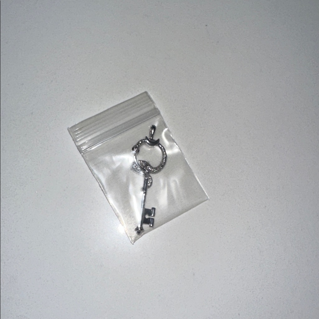 Awe Inspired “Gate Of Hades” Sterling Silver Key Charm Pendant Amulet Necklace — image 3 of 4